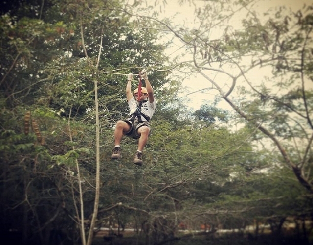 tirolesas y adrenalina